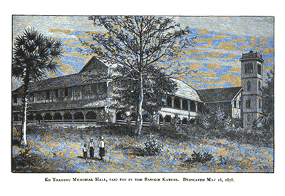 illustration of karen mission in Burma