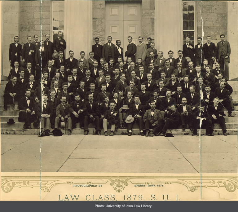 Historic photo of the class of 1879