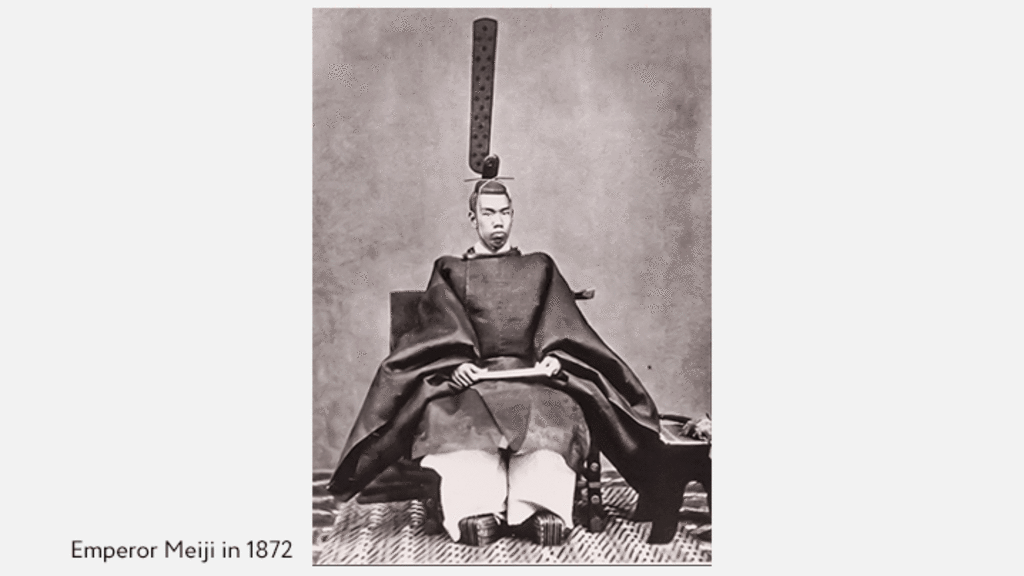 Emperor Meiji in 1872